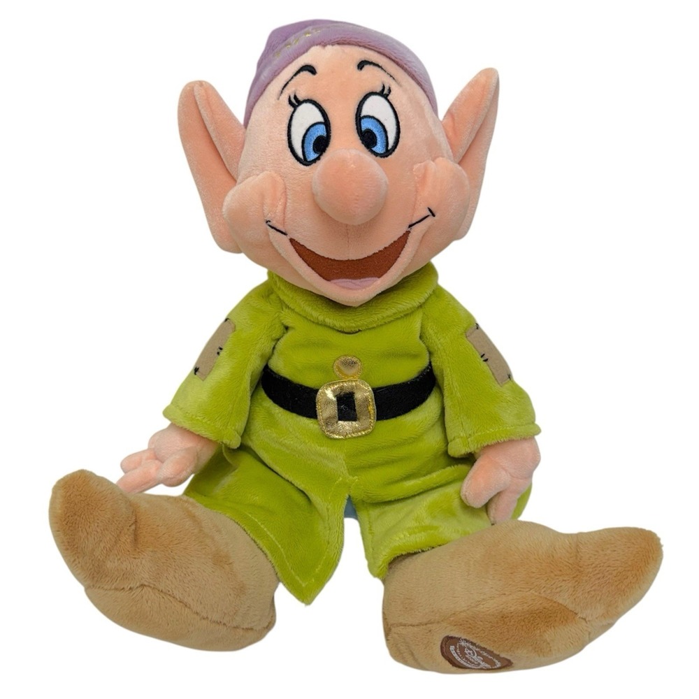Disney Store Snow White and the Seven Dwarfs Dopey Plush Toy Stuffed Cute